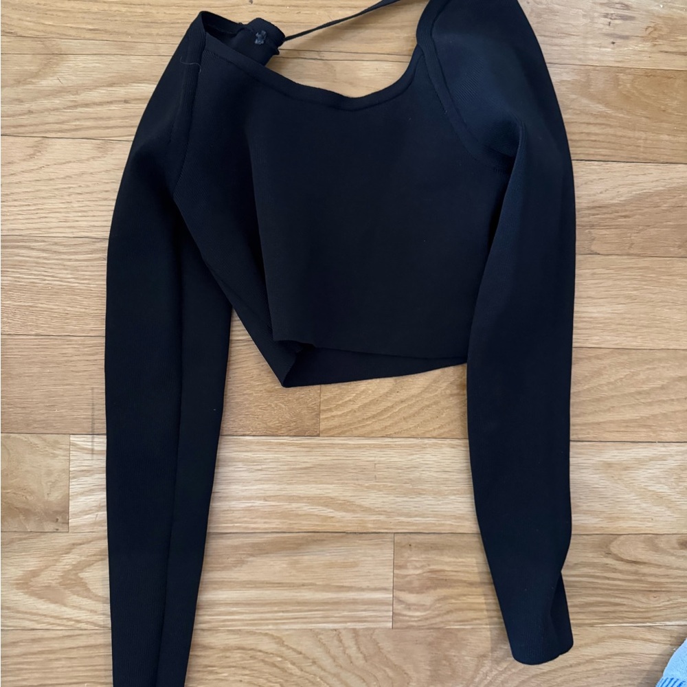 Black Long Sleeve Women's Top